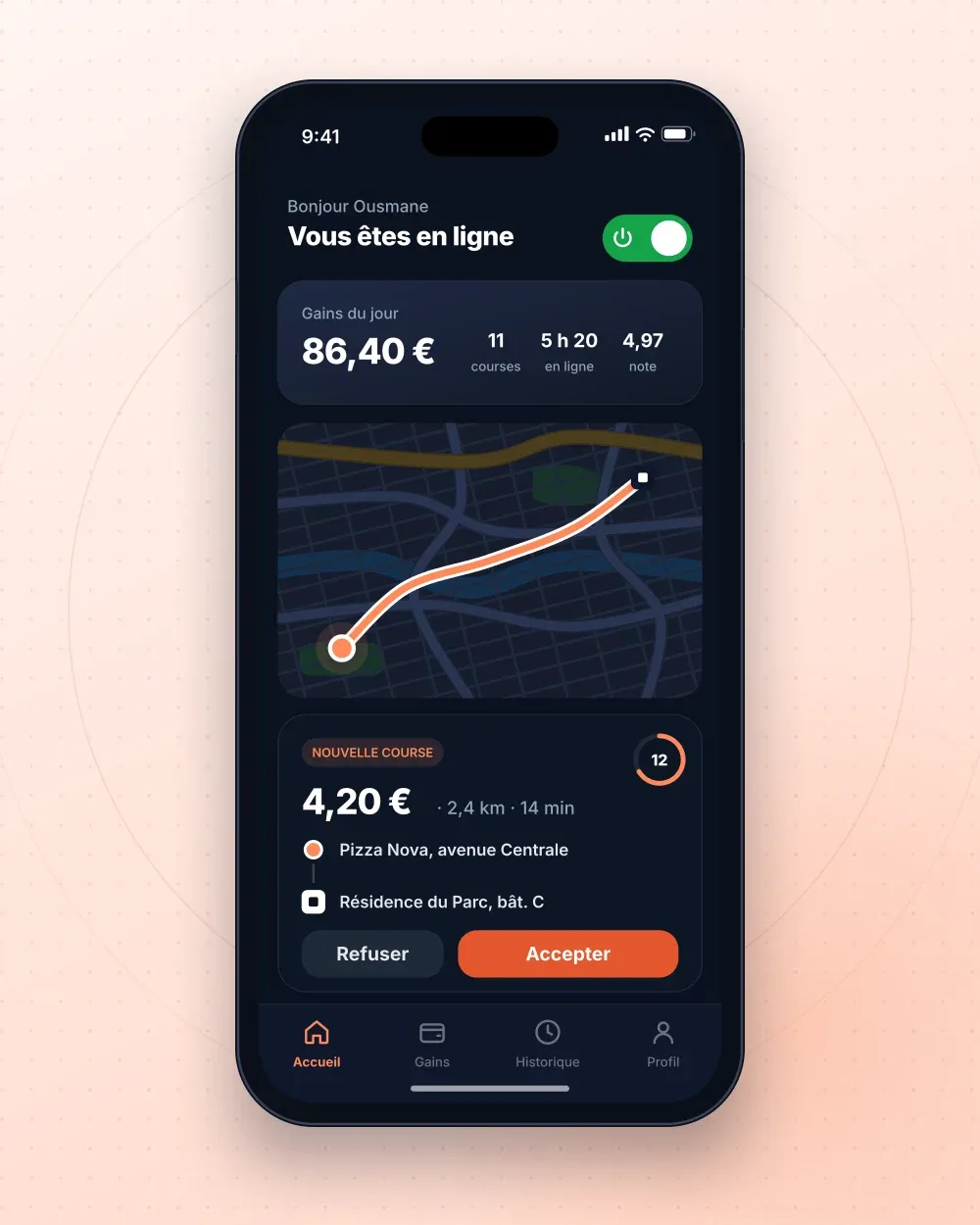 Delivery: a 30-minute delivery platform — screenshot 4